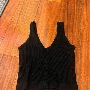 Urban Outfitters out from under Black Ribbed Tank Top